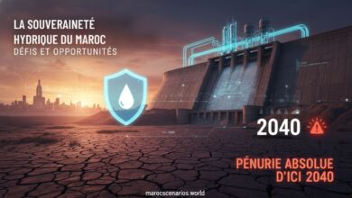 Pénurie d'Eau Maroc 2040