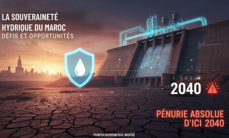 Pénurie d'Eau Maroc 2040