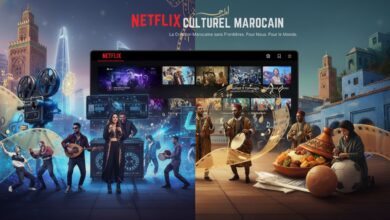 Netflix culturel marocain Diffusion mondiale