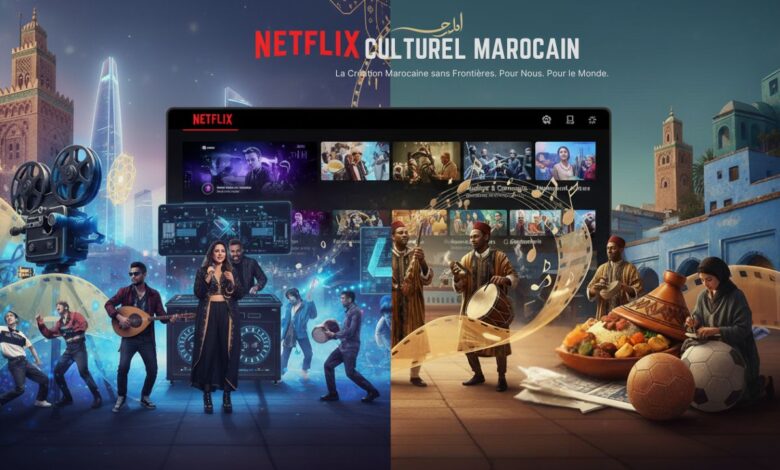 Netflix culturel marocain Diffusion mondiale