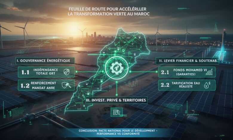 Une feuille de route pour accélérer la transformation verte du Maroc, axée sur la refonte de la gouvernance énergétique, la sécurisation de l'investissement privé et la mobilisation des territoires.