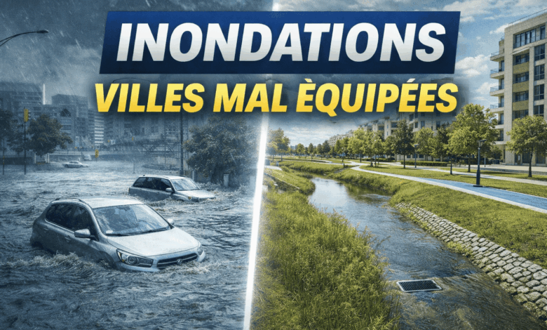 Inondations ourquoi nos villes ne sont pas équipées pour le climat d’aujourd’hui